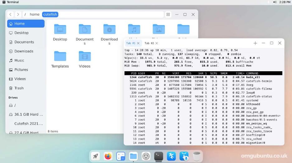 Linux 发行版新秀:CutefishOS