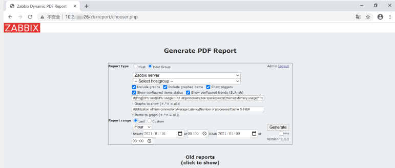 Zabbix监控的性能指标自动生成美观的Report报告