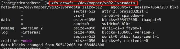 记一次生产线系统磁盘扩容的步骤之超详细的lvm步骤