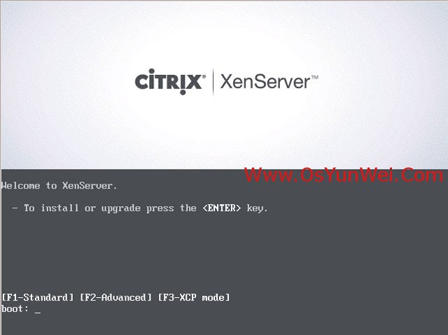 linux XenServer 6.2安装图解教程