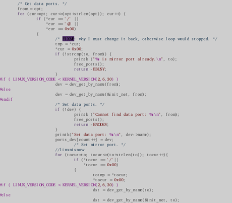 Linux内核实现多路镜像流量聚合和复制的方法