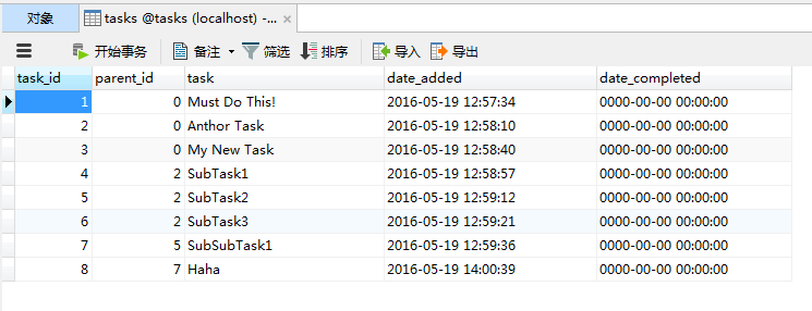 php无限极分类实现方法分析