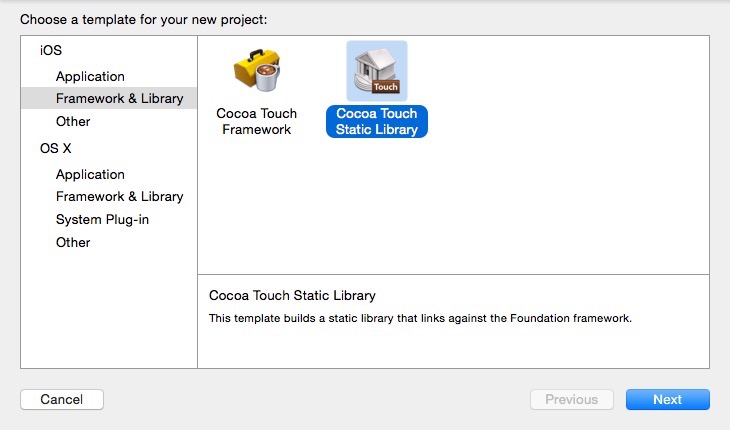 xcode 详解创建静态库和动态库的方法