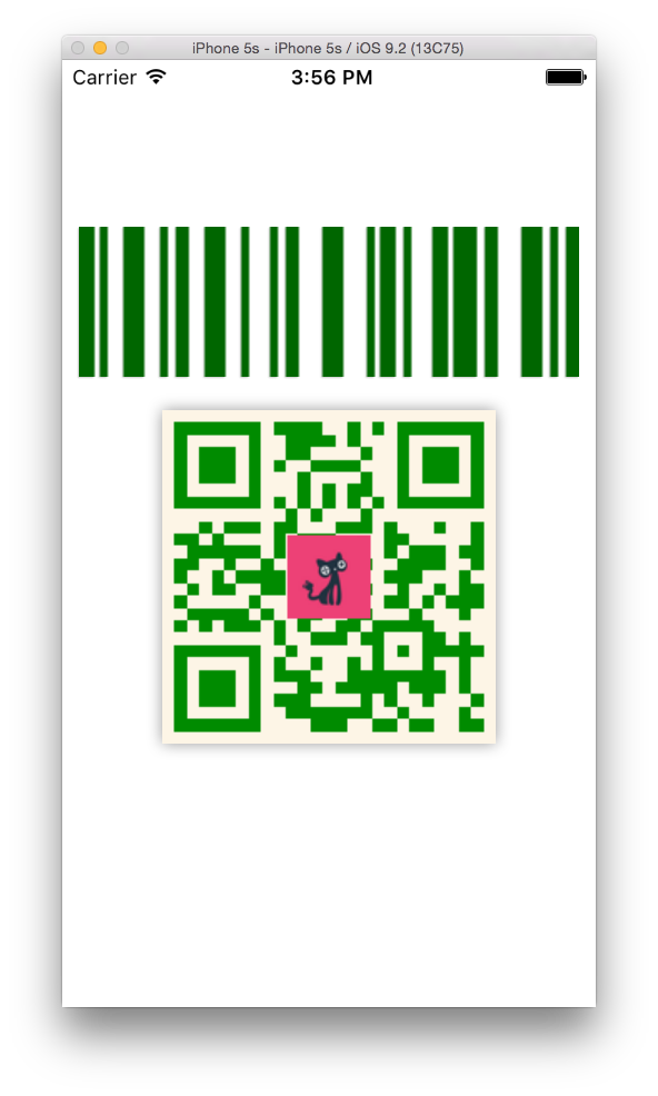 iOS中生成指定大小、指定颜色的二维码和条形码方法详解