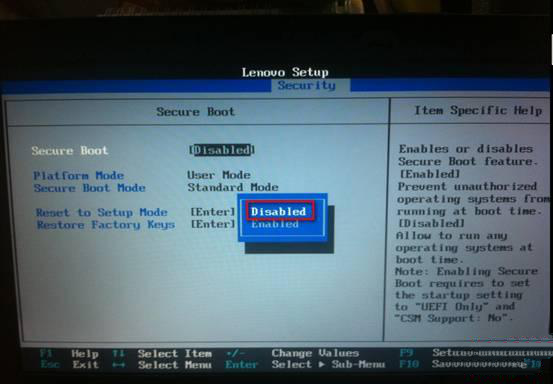BIOS下UEFI选项灰色无法更改(OS选项已经关闭)