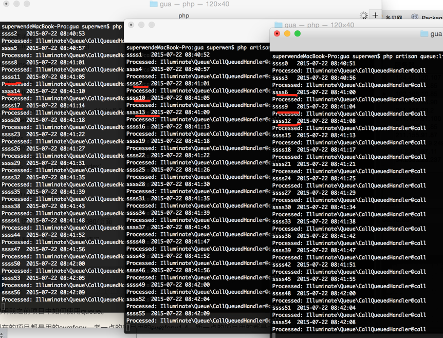 PHP的Laravel框架中使用消息队列queue及异步队列的方法
