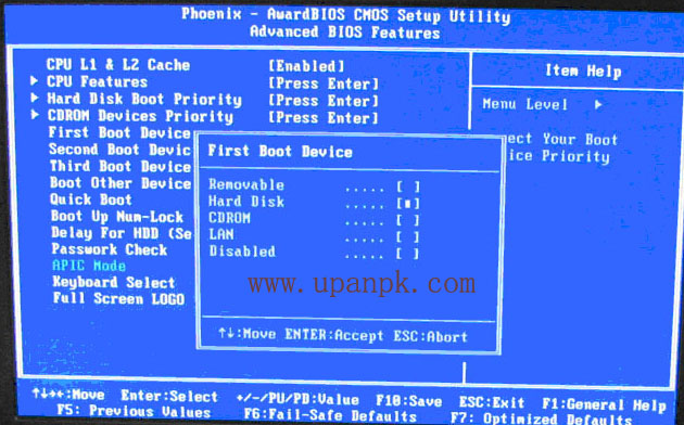 U盘装系统中bios设置USB启动图文教程
