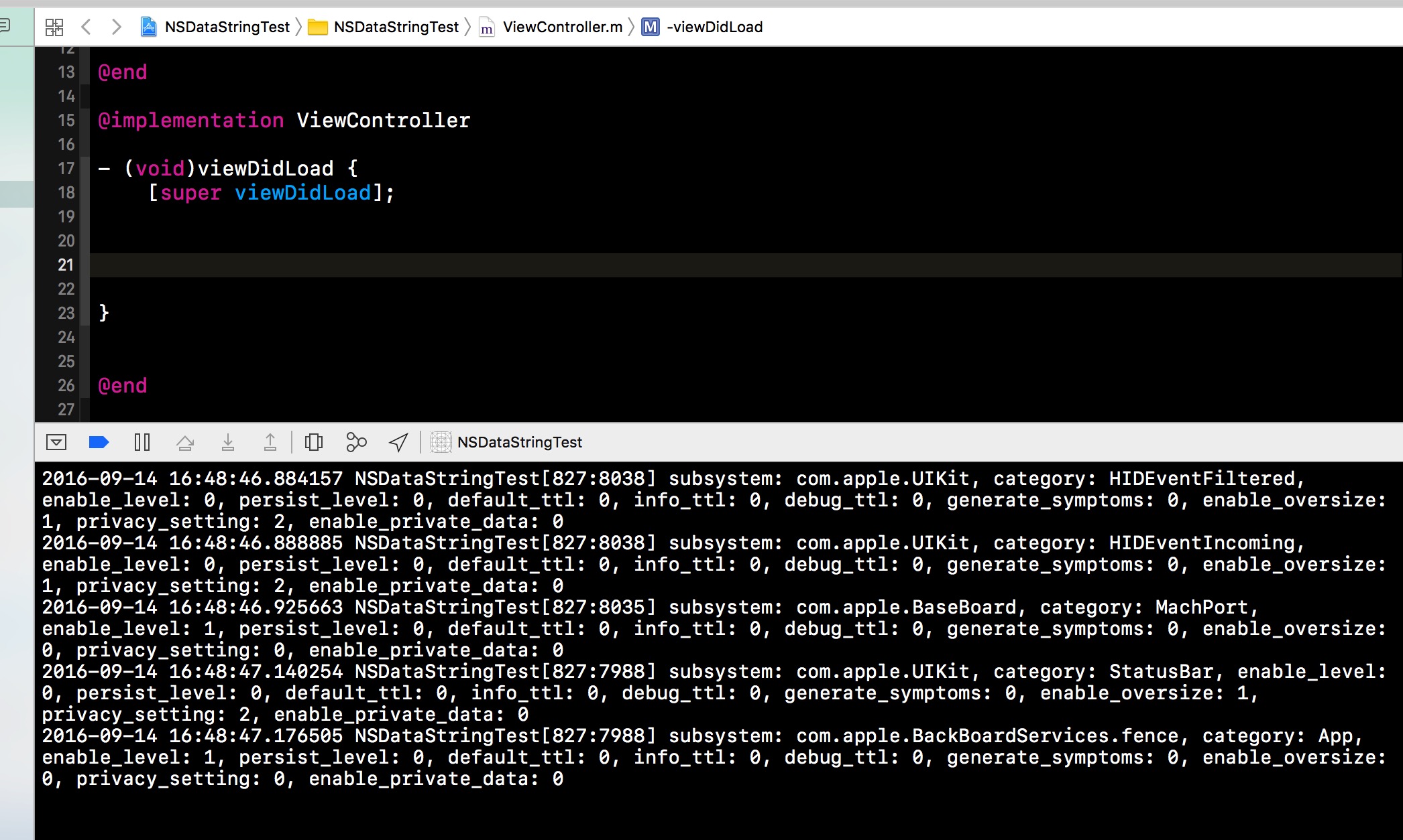 Xcode8 打印一堆log去除方法
