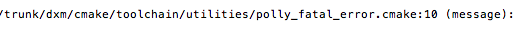 cmake ios终端下执行提示错误 iOS version not found, tested: [5.0;5.1;6.0;6.1;7.0;8.3]的解决方案