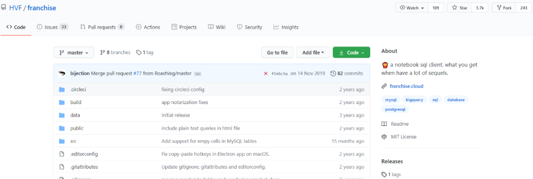 重磅推荐!我在Github上找到一个超级轻量、灵活的SQL工具