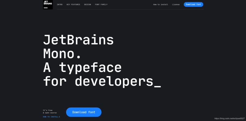 jetbrains mono字体安装方法(推荐)