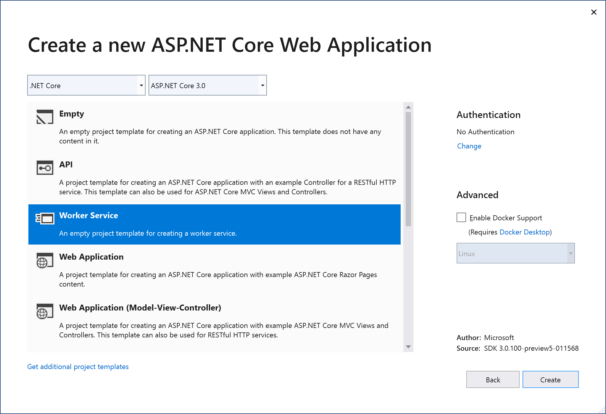 详解.NET Core中的Worker Service