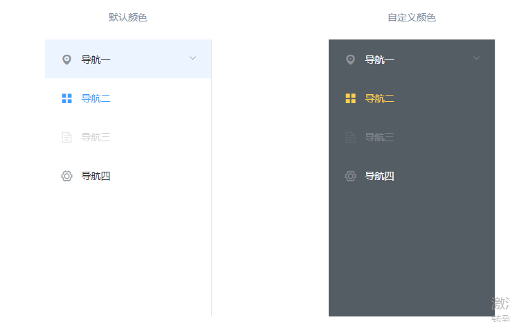 Element NavMenu导航菜单的使用方法