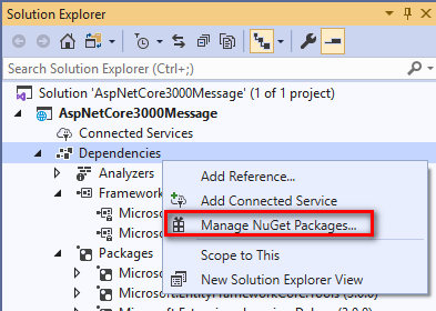 .NET Core中创建和使用NuGet包的示例代码