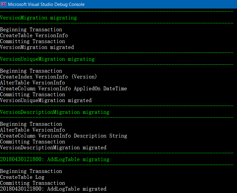 如何利用FluentMigrator实现数据库迁移