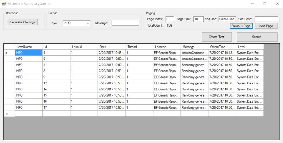 基于Entity Framework自定义分页效果