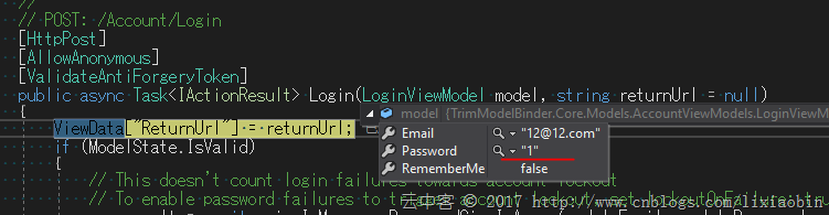 Asp.net MVC 对所有用户输入的字符串字段做Trim处理的方法