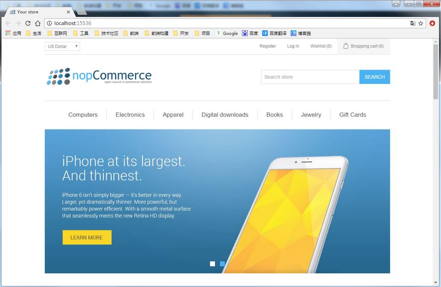 基于nopCommerce的开发框架 附源码