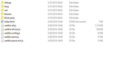 ASP.NET中集成百度编辑器UEditor