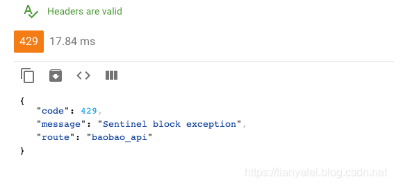 zuul集成Sentinel,完成对path映射的限流操作