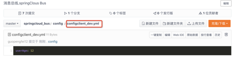SpringCloud Bus 消息总线的具体使用