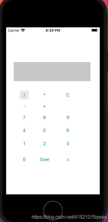 IOS实现计算器功能