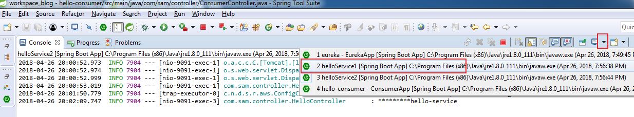 spring cloud 使用Eureka 进行服务治理方法