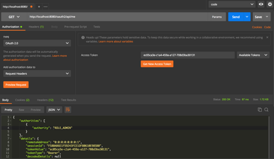 详解使用Spring Security OAuth 实现OAuth 2.0 授权