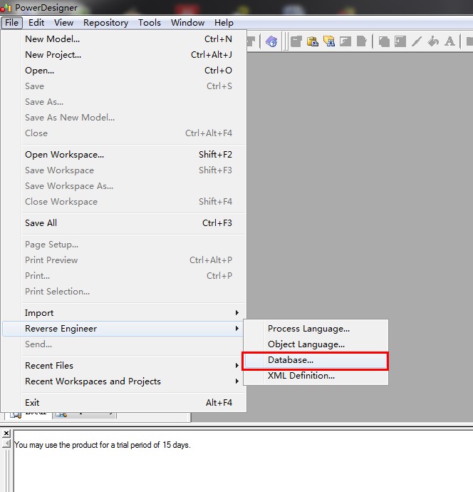 详解PowerDesigner之CDM、PDM、SQL之间转换