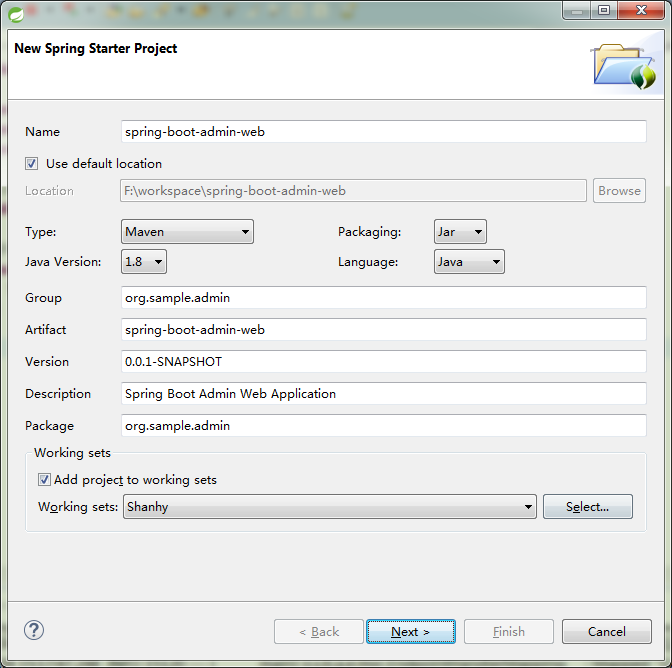 spring-boot使用Admin监控应用的方法