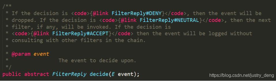 logback使用filter过滤日志操作