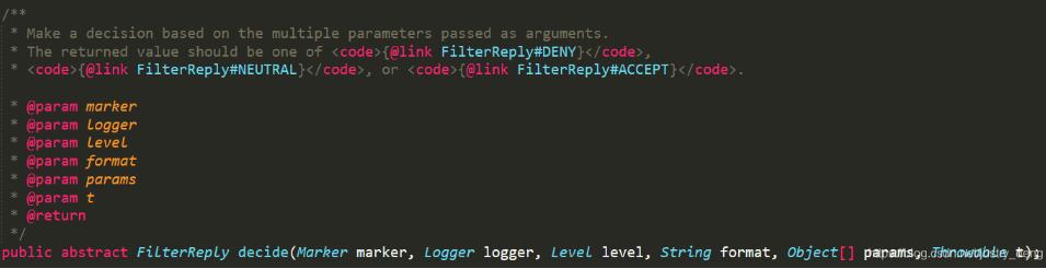 logback使用filter过滤日志操作