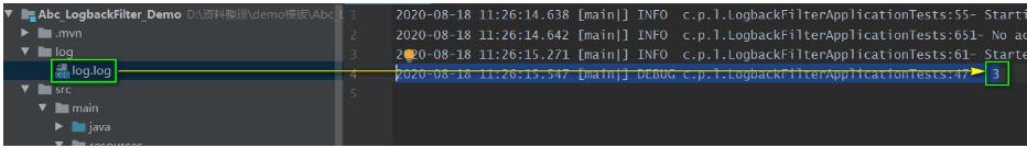 logback使用filter过滤日志操作