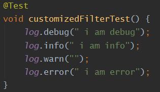 logback使用filter过滤日志操作