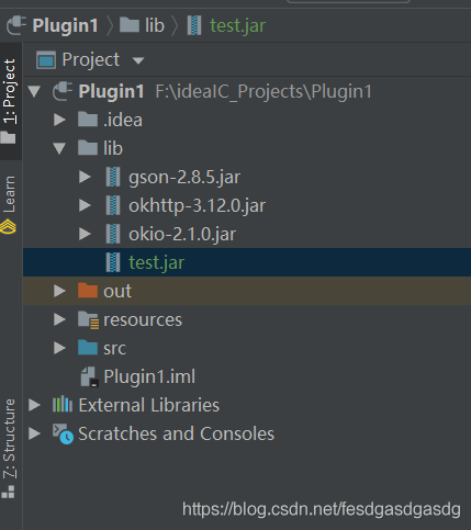 IntelliJ Plugin 开发之添加第三方jar的示例代码