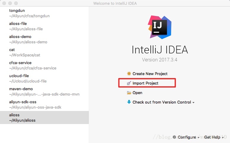 Intellij IDEA导入JAVA项目并启动(图文教程)