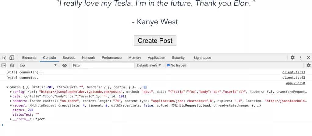 在 Vue 中用 Axios 异步请求API