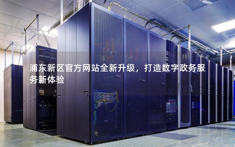 浦东新区官方网站全新升级,打造数字政务服务新体验