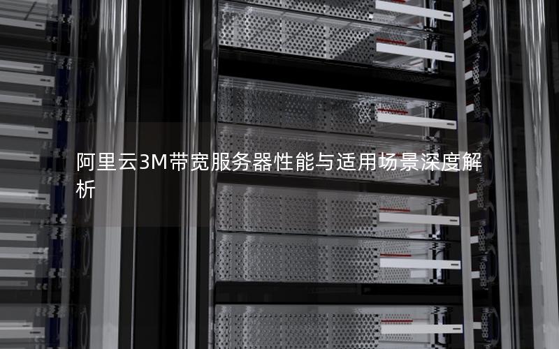 阿里云3M带宽服务器性能与适用场景深度解析