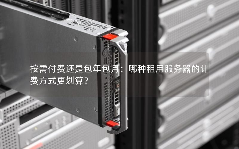 按需付费还是包年包月:哪种租用服务器的计费方式更划算?