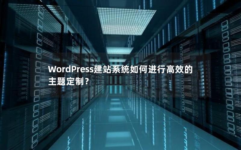 WordPress建站系统如何进行高效的主题定制？