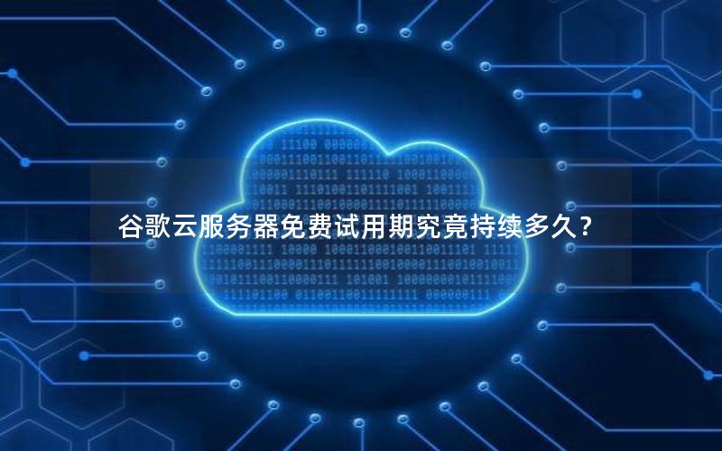 谷歌云服务器免费试用期究竟持续多久？