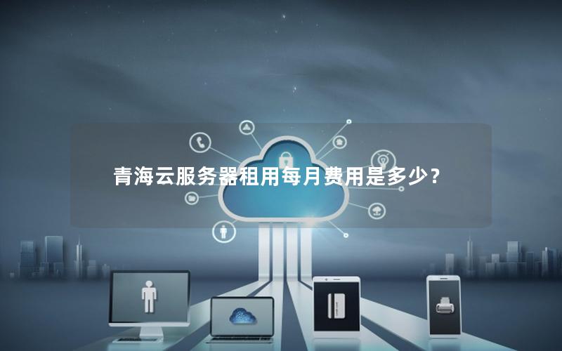 青海云服务器租用每月费用是多少？