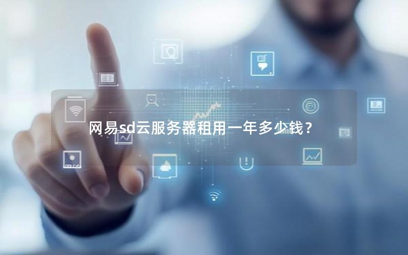 网易sd云服务器租用一年多少钱？