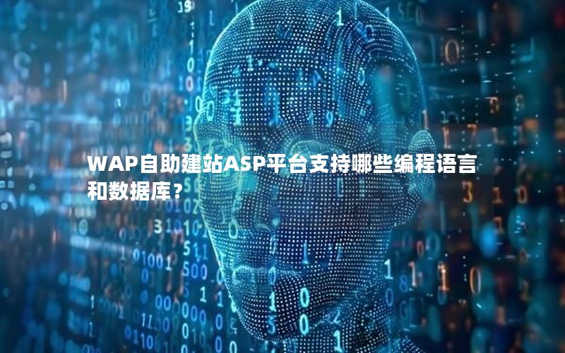 WAP自助建站ASP平台支持哪些编程语言和数据库?
