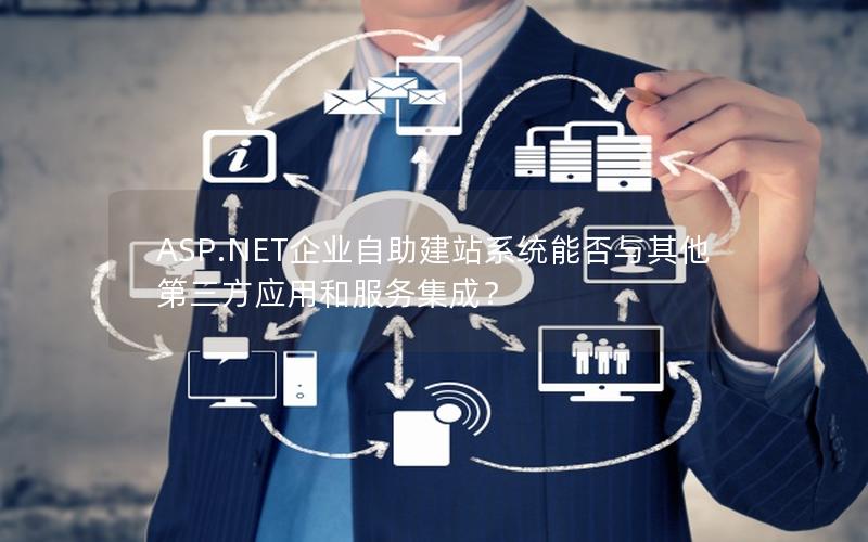 ASP.NET企业自助建站系统能否与其他第三方应用和服务集成？