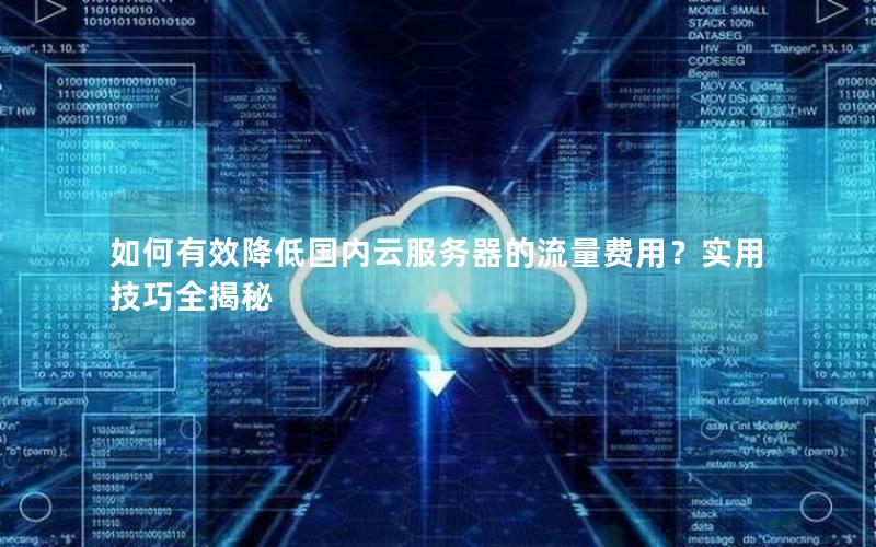 如何有效降低国内云服务器的流量费用？实用技巧全揭秘