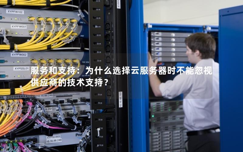 服务和支持：为什么选择云服务器时不能忽视供应商的技术支持？