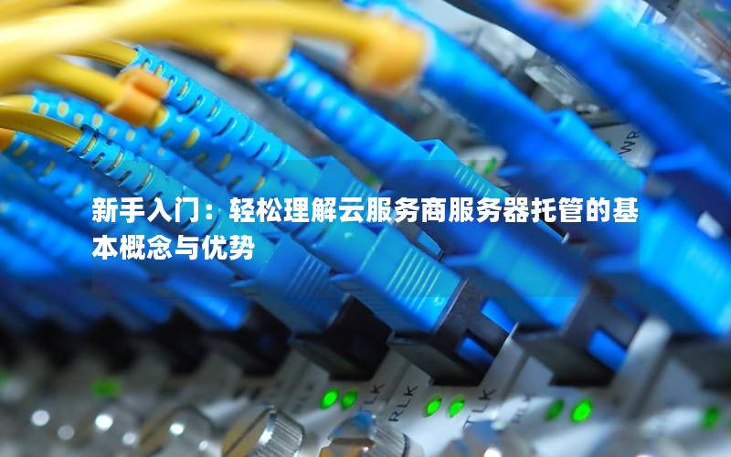 新手入门：轻松理解云服务商服务器托管的基本概念与优势