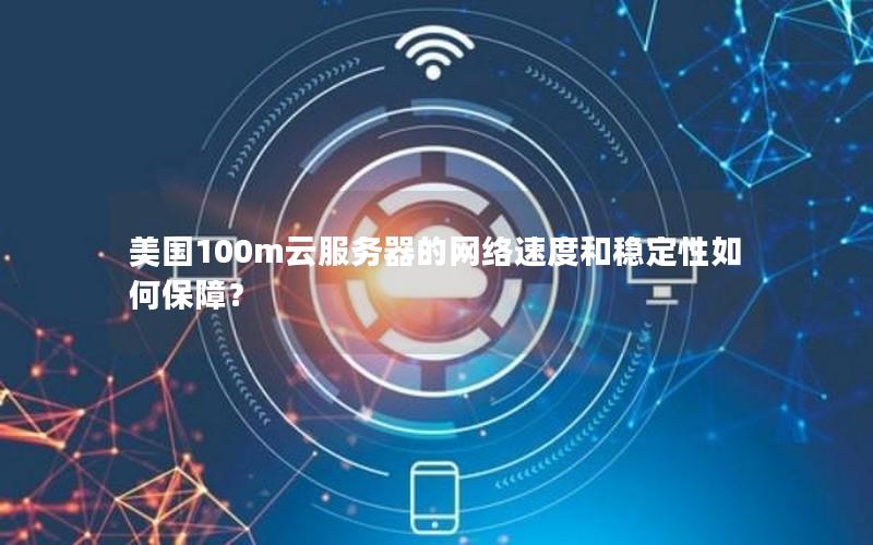 美国100m云服务器的网络速度和稳定性如何保障？